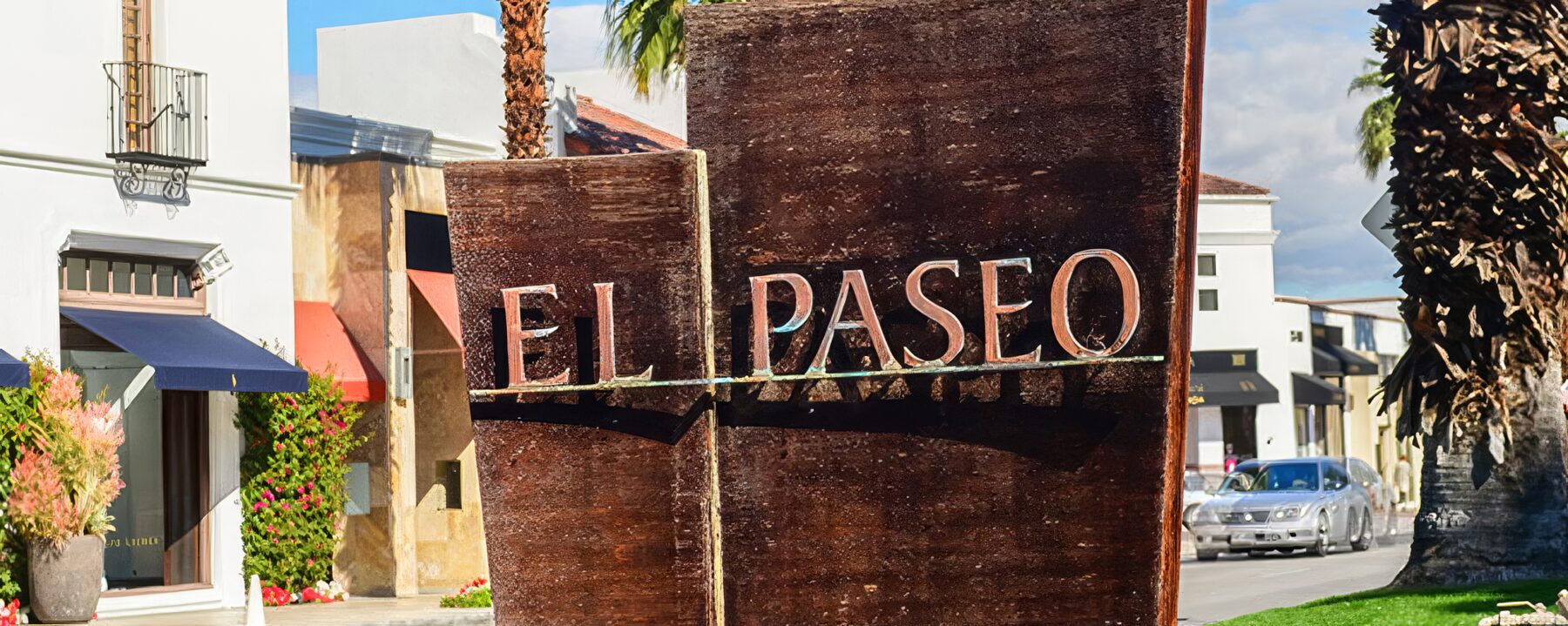 The El Paseo district in Palm Desert